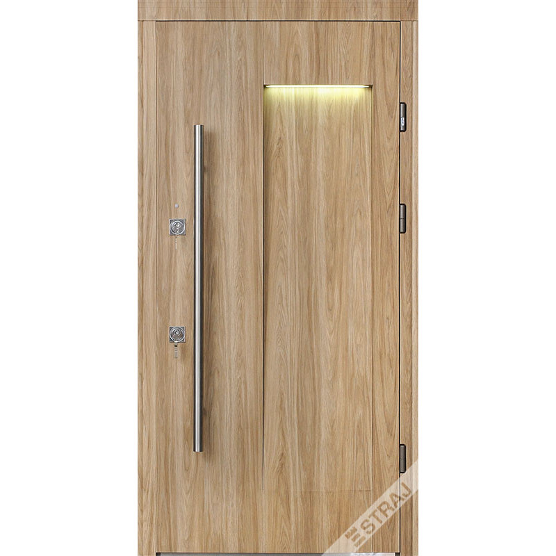 Двері квартирні, STRAJ, модель Nika light, комплектація Standard Securemme, коробка 130 мм