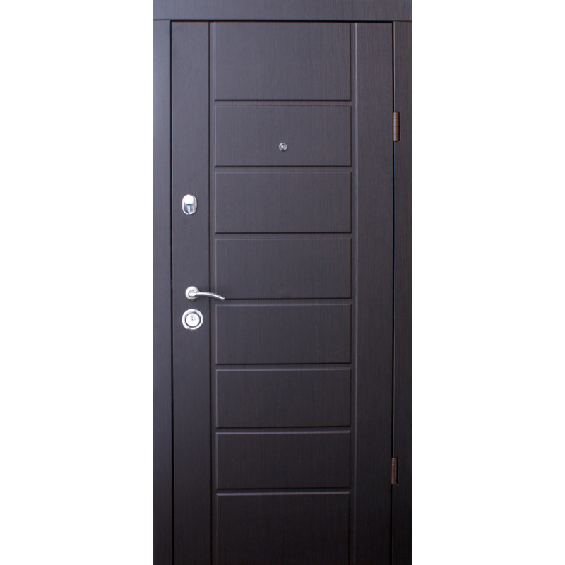 Двері квартирні, QDoors, модель Канзас, комплектація Еталон,2 контури ущільнення