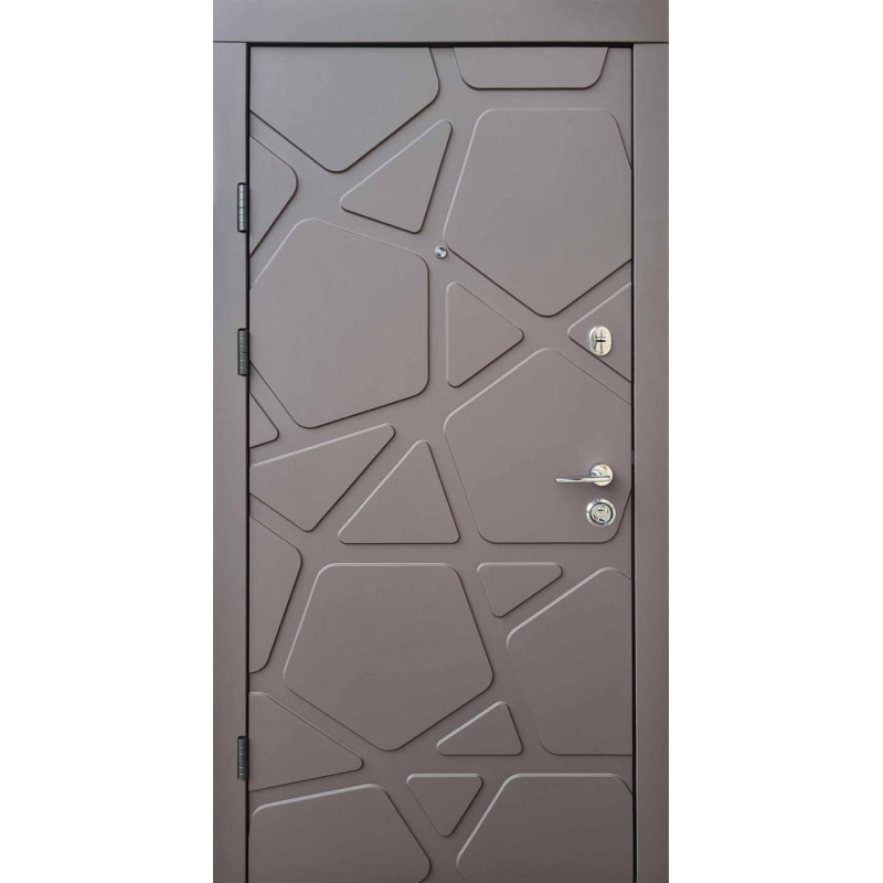 Двері квартирні, QDoors, модель Делюкс/Гладь, комплектація Преміум,замки KALE