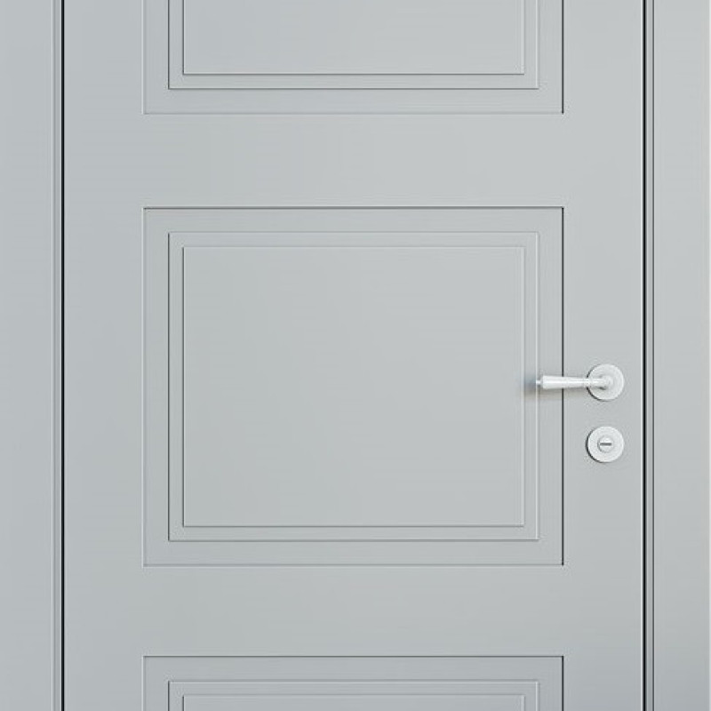 Двері фарбовані, Полотно, серія Minimal (Roma) RAL 7035