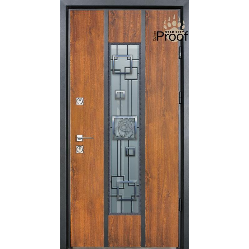 Двері вуличні, STRAJ Proof, модель Alfa, комплектація Proof Standard Securemme 870
