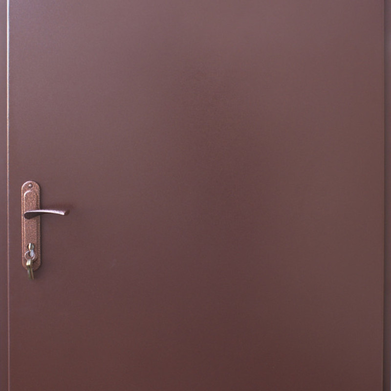 Двері металеві, Qdoors. Технічні. Колір коричнева шагрень RAL 8017 960