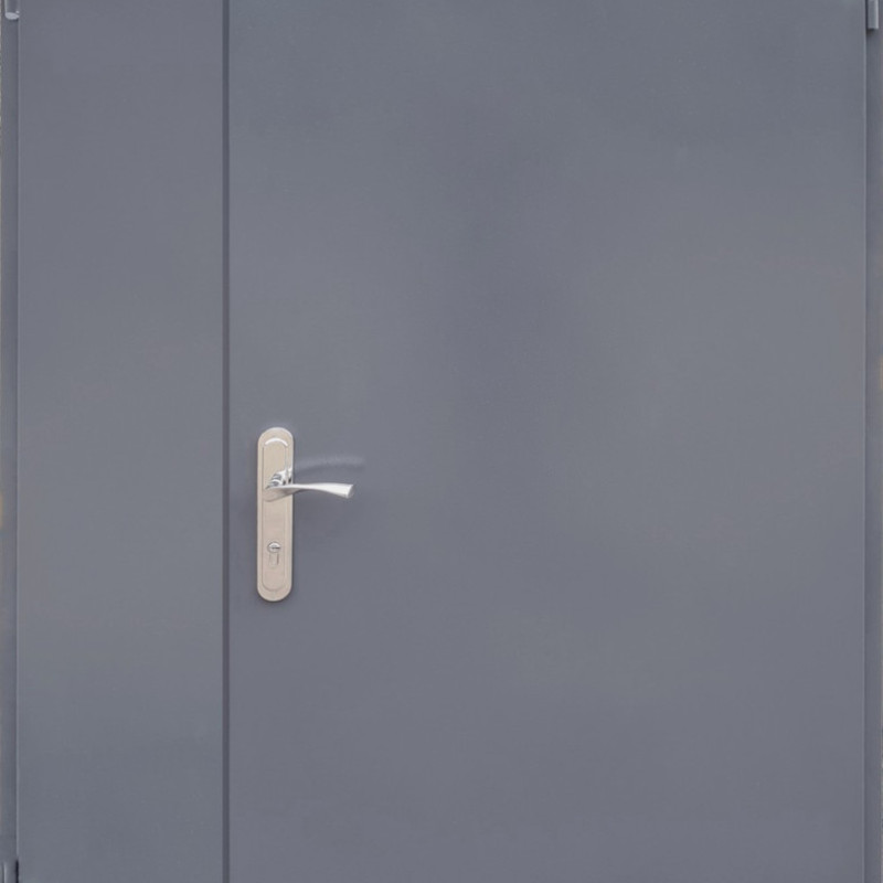 Двері металеві, Qdoors. Технічні. Колір Антрацит RAL 7024. 1200