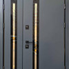 Двері вуличні зі склопакетом, STRAJ, модель Slim S, комплектація Proof Standard Mottura 1200