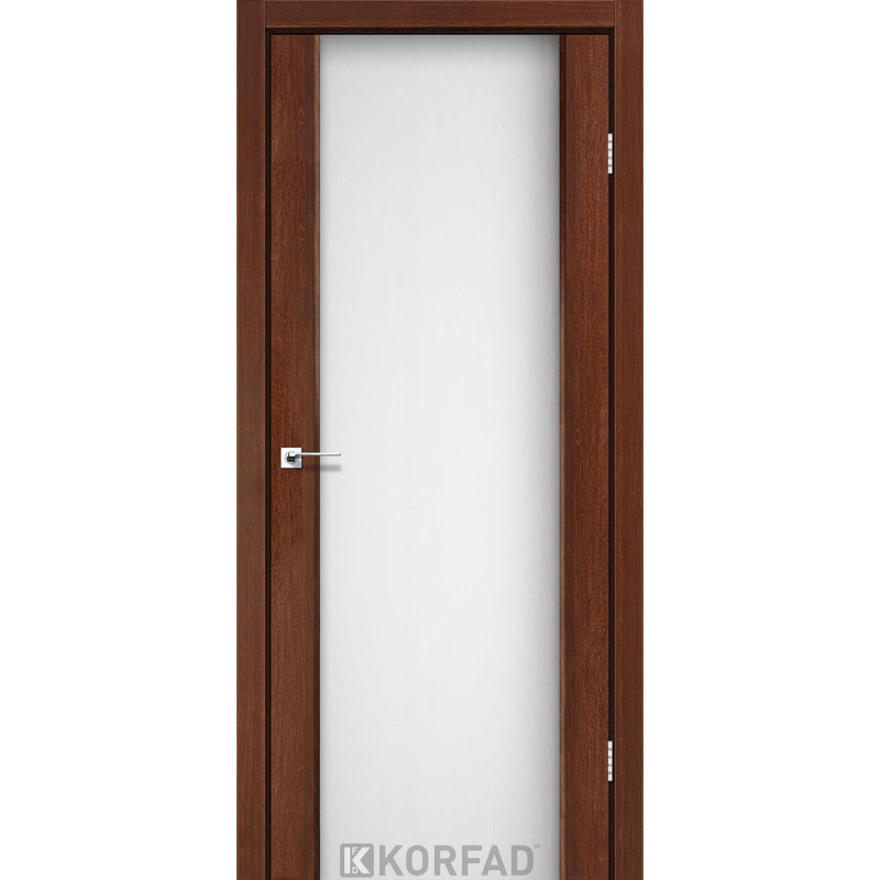 Двері SANREMO SR-01 (білий триплекс) Горіх