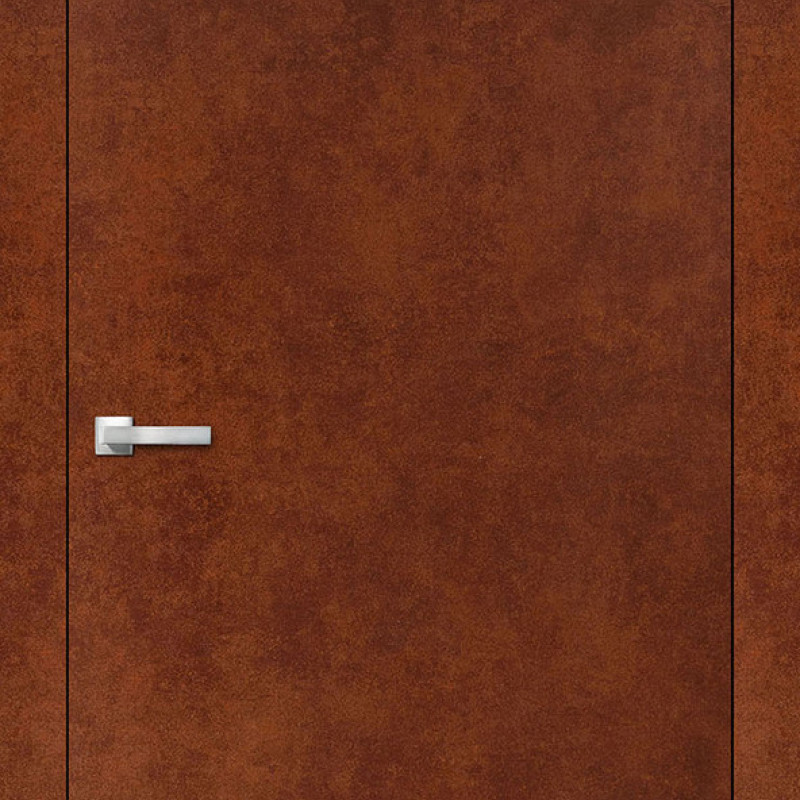 Двері LOFT PLATO щитові LP-01, Сталь кортен
