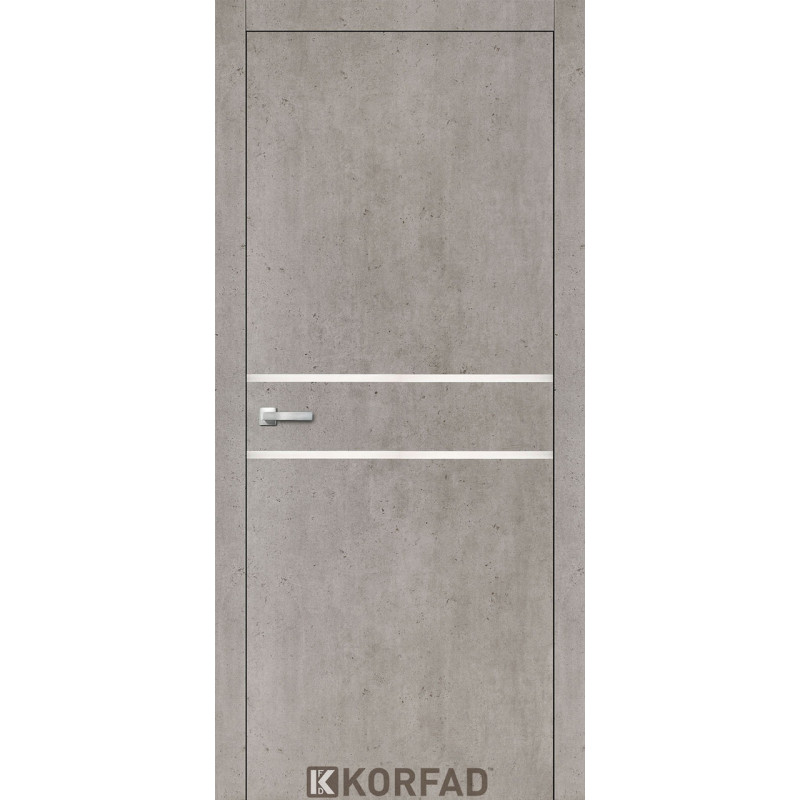 Двері ALUMINIUM LOFT PLATO щитові ALP-03 Лайт бетон