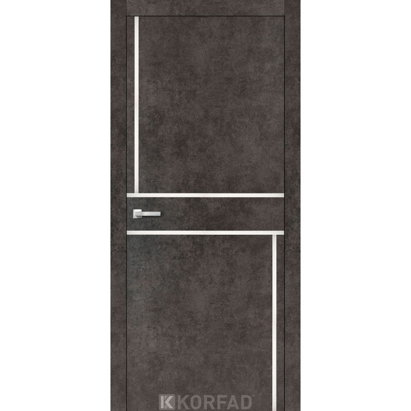 Двері ALUMINIUM LOFT PLATO щитові ALP-07 Лофт бетон