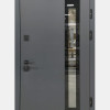 Двері вуличні, модель Thermo Steel Standart 22-15, 2 замка, одинарні, склопакет