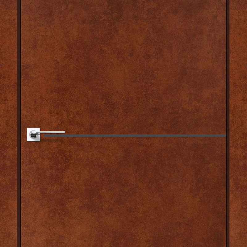 Двері DECO LOFT PLATO щитові DLP-01 Сталь кортен