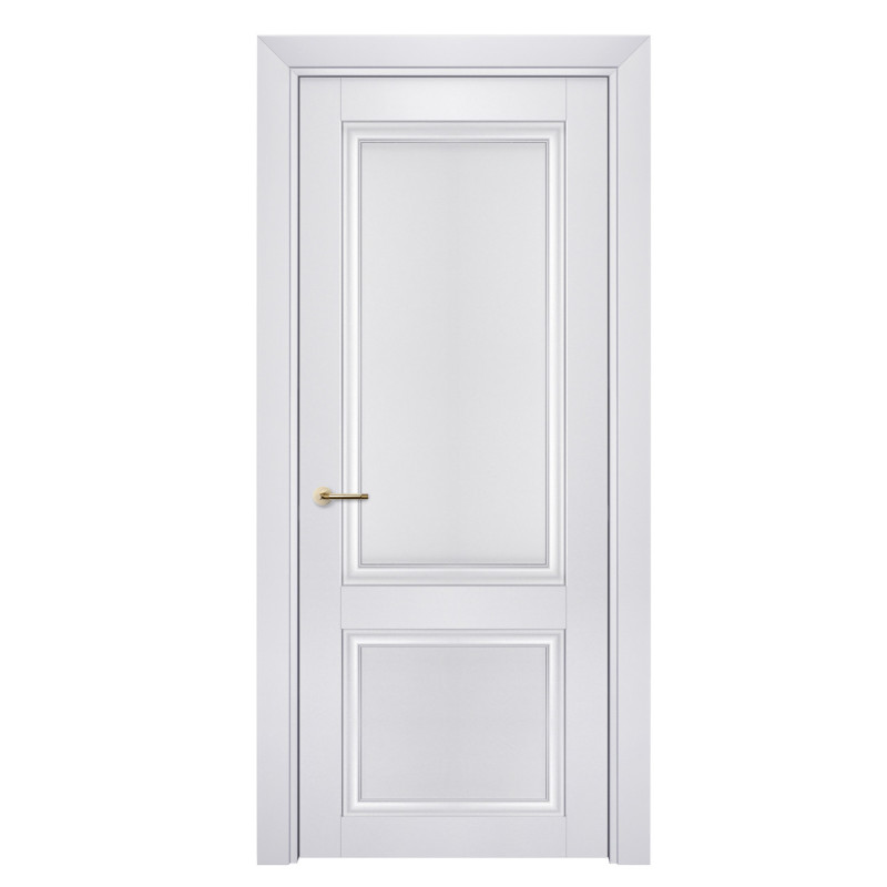 Двері колекції NEOCLASSICO модель 402 ПГ Білий (Nano Flex)