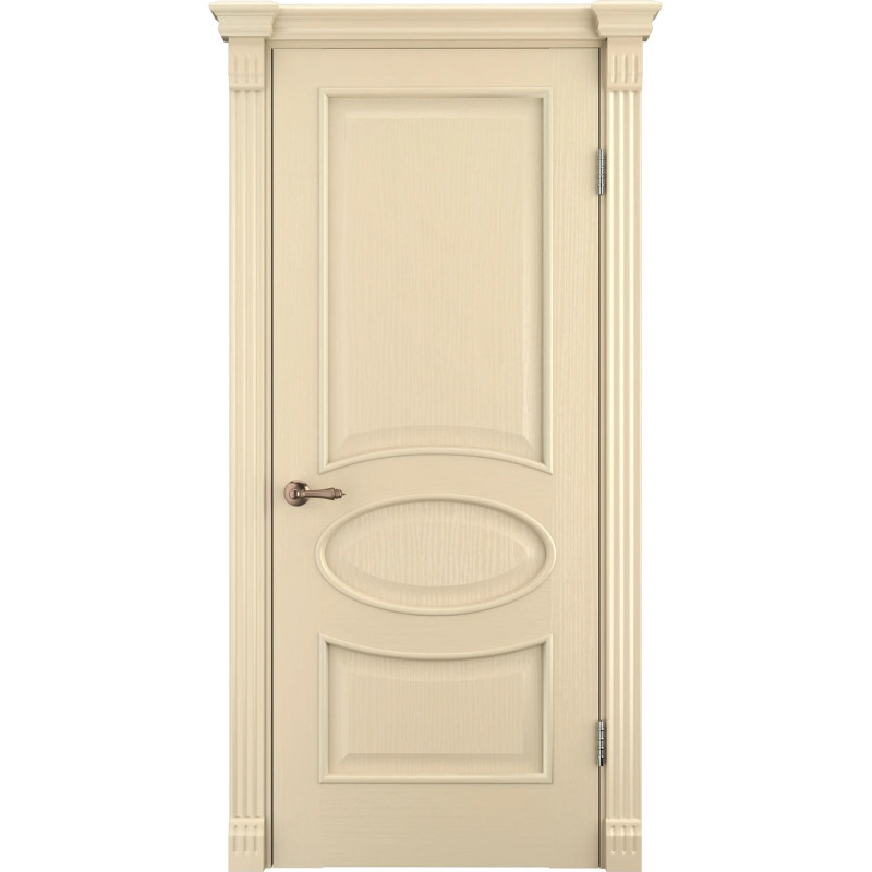 Двері CARO 55 ПГ полотно, шпон, Ясен Crema