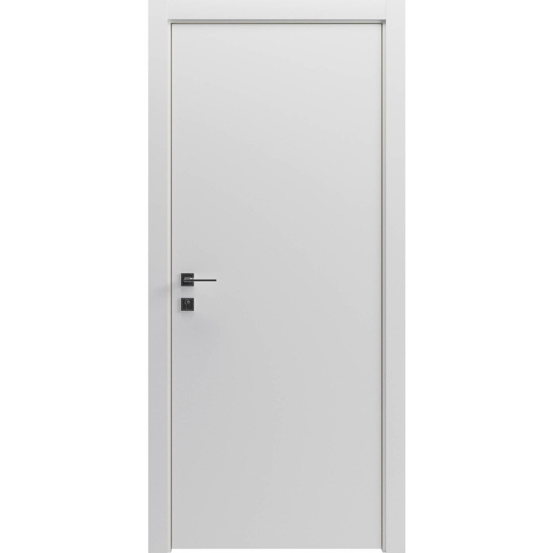 Двері колекції Modern модель Flat ПГ, Біла мата