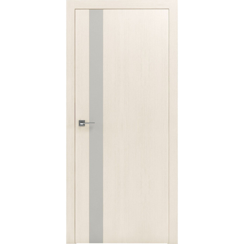 Двері колекції Modern модель Flat ПГ (з вставкою зі скла), Капучино