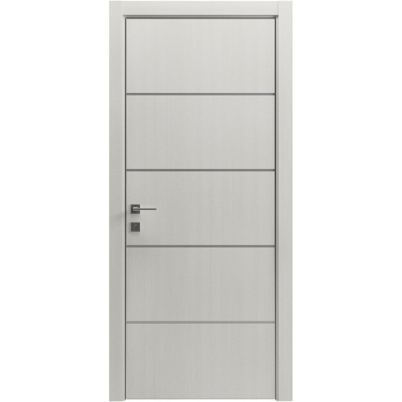 Двері колекції Modern модель Flat 03 Alum, Сосна крем