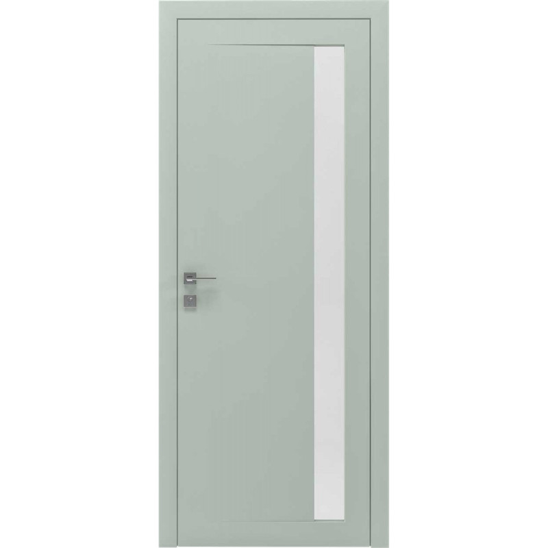 Двері фарбовані колекції LOFT модель  ARRIGO ПГ (тріплекс сатин) RAL 6019