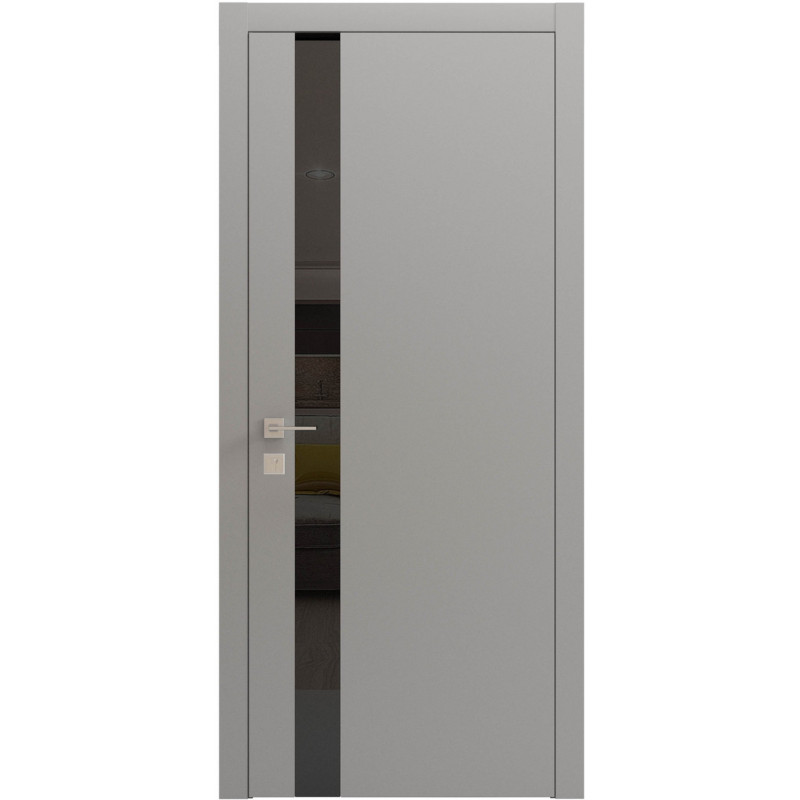 Двері фарбовані колекції LOFT модель BERTA-V ПГ RAL 7037