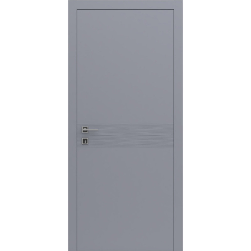 Двері фарбовані колекції LOFT модель WAVE-G ПГ  RAL 7037
