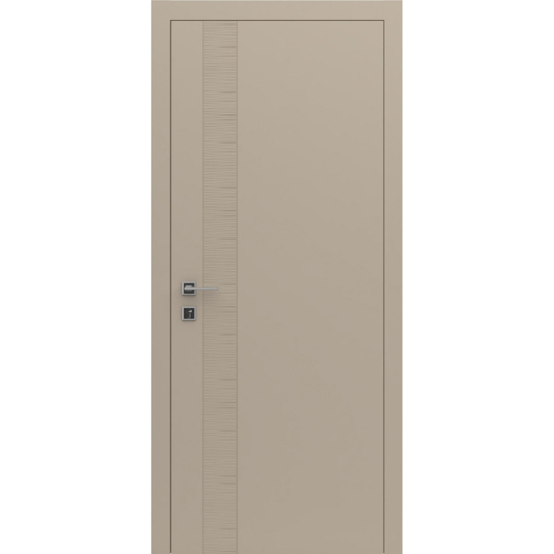 Двері фарбовані колекції LOFT модель WAVE-V ПГ RAL 1019