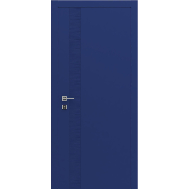Двері фарбовані колекції LOFT модель  WAVE-V ПГ  RAL 5022