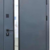 Двері вуличні зі склопакетом, модель  Berez Smart Rio S Антрацит, замки Kale