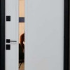 Двері вуличні зі склопакетом, модель  Berez Smart Rio S Антрацит, замки Kale