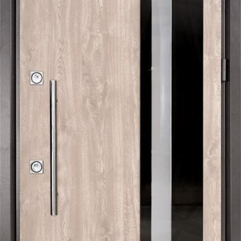 Двері вуличні, STRAJ Proof, модель ESTRA, комплектація Proof Standard Securemme, Ручка DMD 1200, 870
