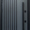Двері вуличні, STRAJ Stability Hardy, модель Hardy Loft, антрацит/білий, замки Mottura DP58-170