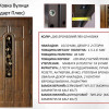 Двері вуличні Redfort, модель Арка з ковкою, комплектація Стандарт плюс (2 контури)