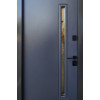 Двері вуличні зі склопакетом, STRAJ, модель Slim S, комплектація Proof Standard Mottura 870