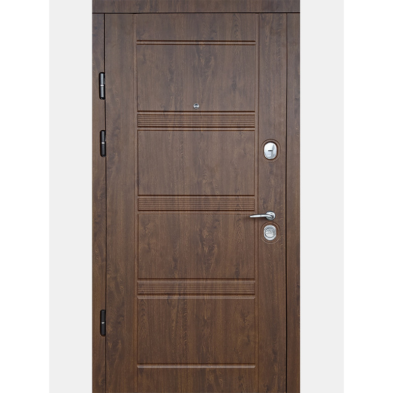 Двері квартирні, модель 22-46, 2 замки, одинарні, комплектація CLASSIC 870