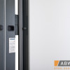 Двері вхідні, квартирні ABWEHR. Модель 490 ADELINA (А) Цвет  Антрацит / Білий