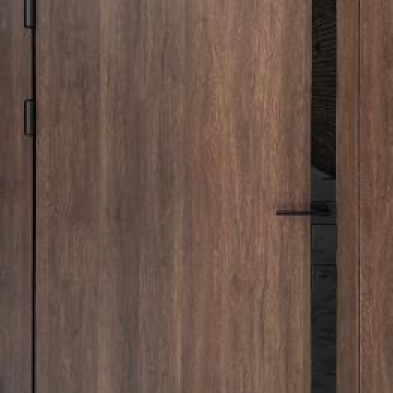 Двері квартирні, QDoors, модель Галант АК, комплектація Авангард, замок MOTTURA дуб табак біла емаль/дзеркало