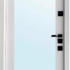 Двері квартирні, QDoors, модель Галант АК, комплектація Авангард, замок MOTTURA дуб табак біла емаль/дзеркало