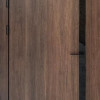 Двері квартирні, QDoors, модель Галант АК, комплектація Авангард, замок MOTTURA дуб табак біла/емаль+дзеркало